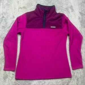 Columbia Women's Midnight Lake 1/4 Zip Fleece Pullover Size M Outdoor
